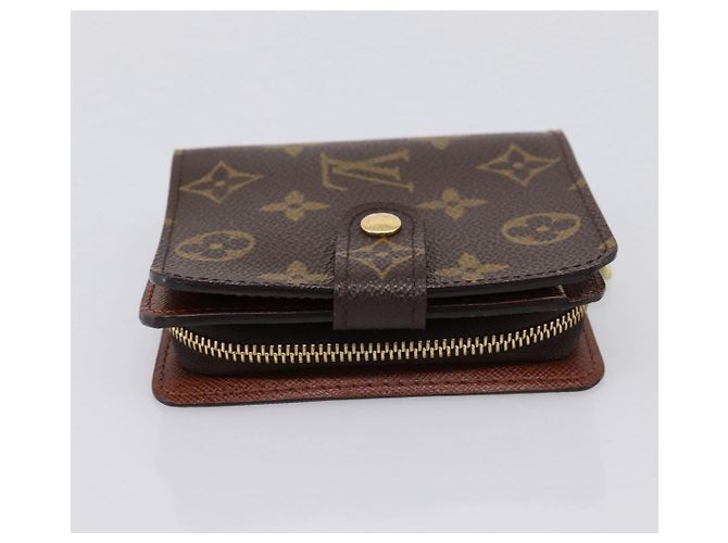 LOUIS VUITTON Monogram Compact Zip Wallet M61667 LV Auth am12518V Monogramme - vue 4