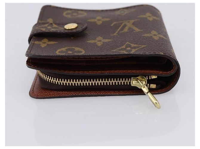 LOUIS VUITTON Monogram Compact Zip Wallet M61667 LV Auth am12518V Monogramme - vue 5