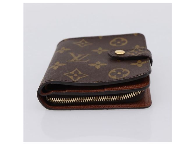 LOUIS VUITTON Monogram Compact Zip Wallet M61667 LV Auth am12518V Monogramme - vue 6