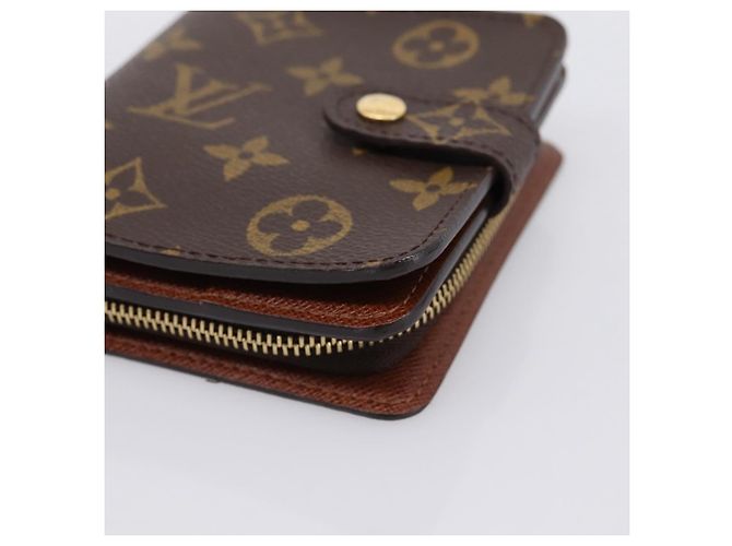 LOUIS VUITTON Monogram Compact Zip Wallet M61667 LV Auth am12518V Monogramme - vue 7