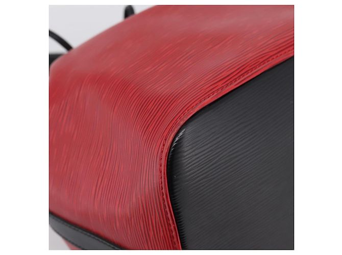 LOUIS VUITTON Epi Petit Noe Schultertasche Rot Schwarz M44172 LV Auth 200330A - Ansicht 14
