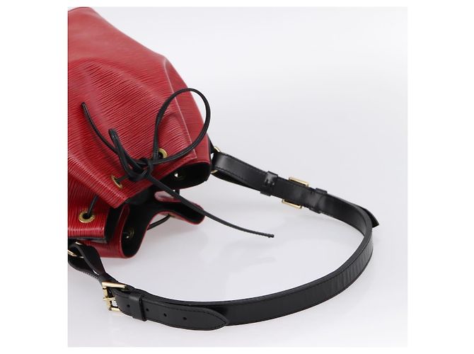 LOUIS VUITTON Epi Petit Noe Schultertasche Rot Schwarz M44172 LV Auth 200330A - Ansicht 7