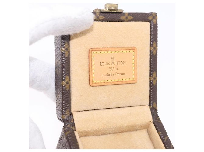 LOUIS VUITTON Monogram Jewelry Case Jewelry Box LV Auth 200102 Monogramme - vue 10