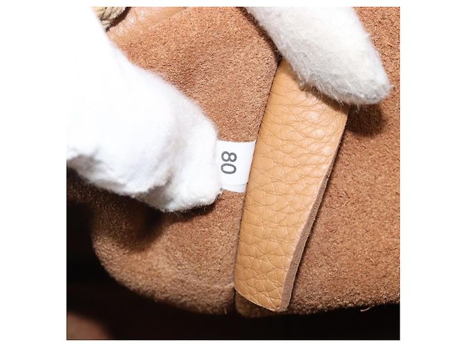 Borsa Tote Miu Miu Pelle Brown Beige Auth 202080V Marrone - vista 12