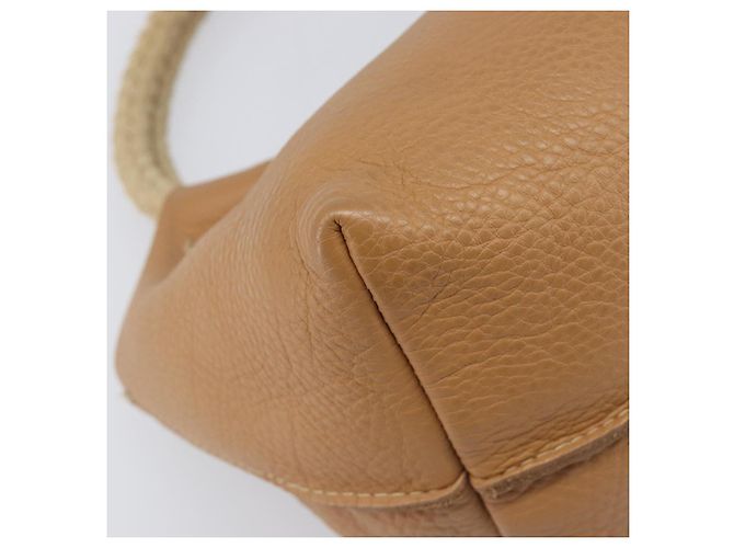 Borsa Tote Miu Miu Pelle Brown Beige Auth 202080V Marrone - vista 16