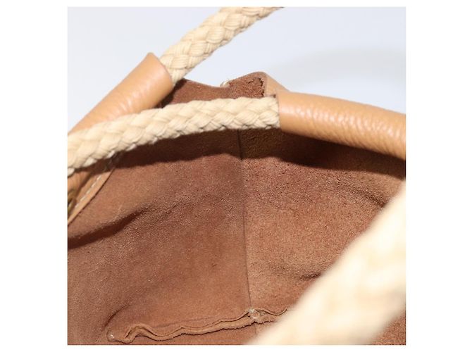 Borsa Tote Miu Miu Pelle Brown Beige Auth 202080V Marrone - vista 18