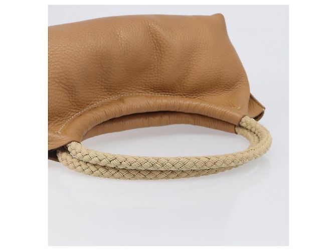 Borsa Tote Miu Miu Pelle Brown Beige Auth 202080V Marrone - vista 7