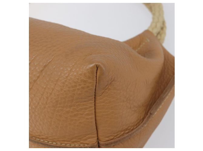 Borsa Tote Miu Miu Pelle Brown Beige Auth 202080V Marrone - vista 9