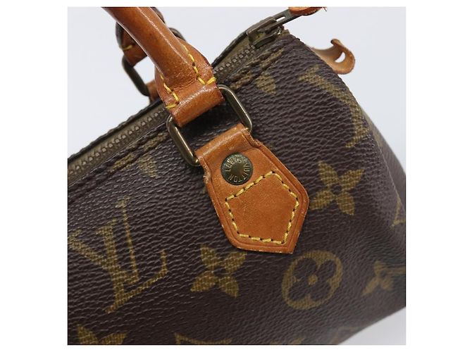 LOUIS VUITTON Monogram Mini Speedy Hand Bag M41534 LV Auth 199527 Monogramma - vista 10