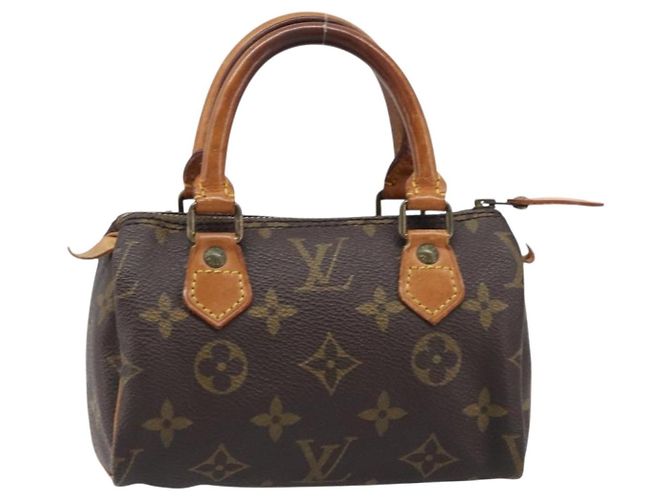 LOUIS VUITTON Monogram Mini Speedy Hand Bag M41534 LV Auth 199527 Monogramma - vista 13