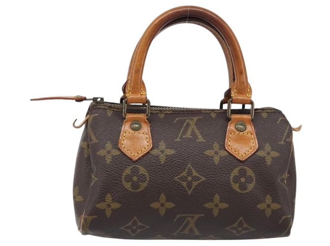 LOUIS VUITTON Monogram Mini Speedy Hand Bag M41534 LV Auth 199527 Monogramma - vista 2