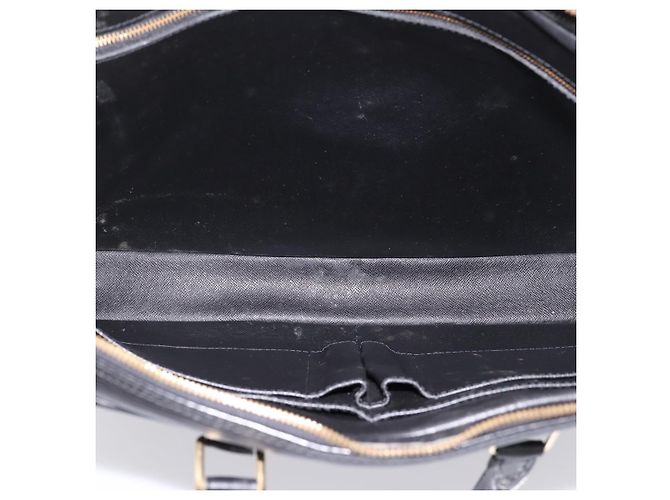 LOUIS VUITTON Epi Porte Documents Voyage Business Bag Black M40321 Auth 201958 Negro - vista 10