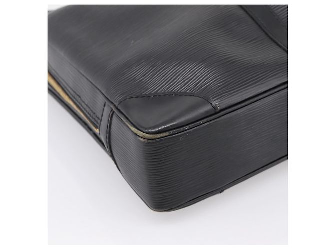 LOUIS VUITTON Epi Porte Documents Voyage Business Bag Black M40321 Auth 201958 Negro - vista 15