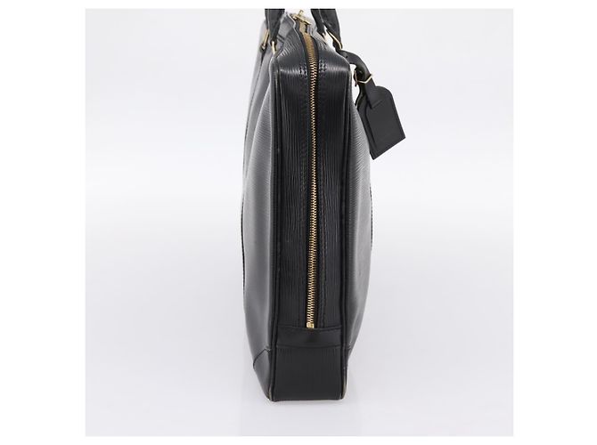 LOUIS VUITTON Epi Porte Documents Voyage Business Bag Black M40321 Auth 201958 Negro - vista 3
