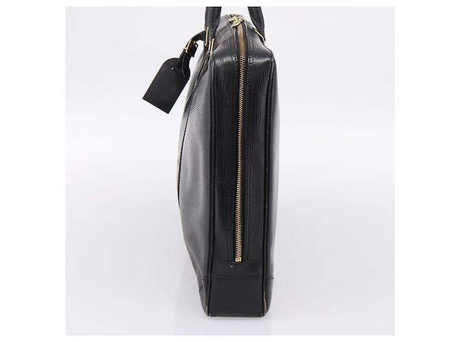 LOUIS VUITTON Epi Porte Documents Voyage Business Bag Black M40321 Auth 201958 Negro - vista 4