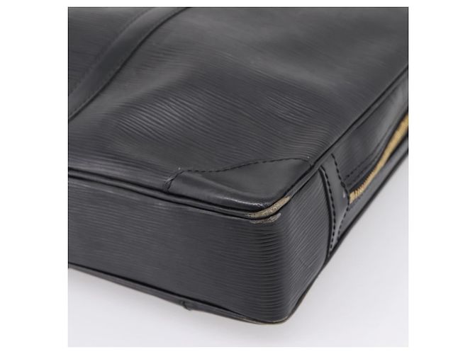 LOUIS VUITTON Epi Porte Documents Voyage Business Bag Black M40321 Auth 201958 Negro - vista 8