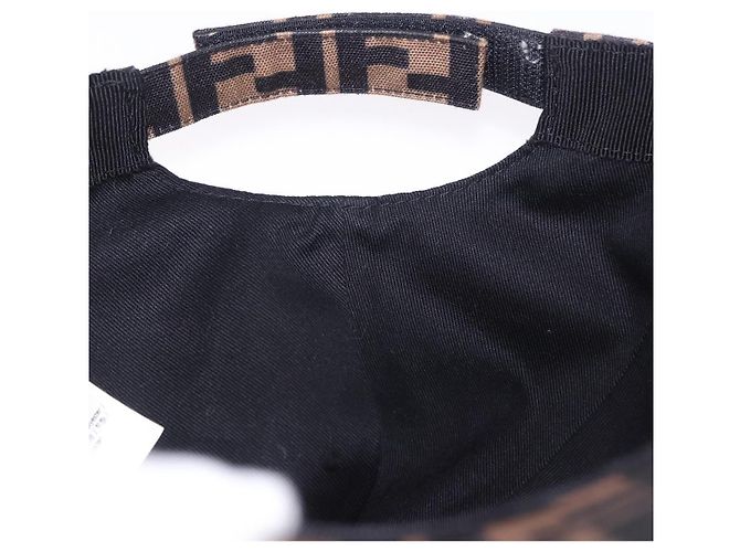FENDI Zucca Canvas Cap Brown Black Auth ki6793M Braun Schwarz - Ansicht 11