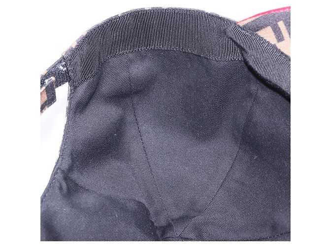FENDI Zucca Canvas Cap Brown Black Auth ki6793M Braun Schwarz - Ansicht 15