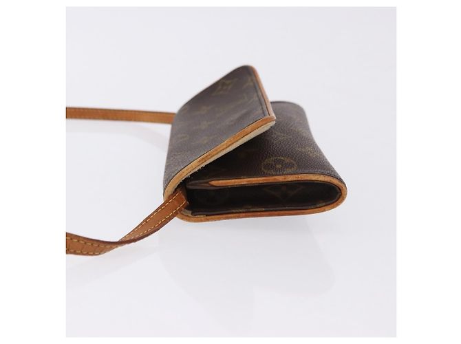 LOUIS VUITTON Monogram Pochette Twin PM Shoulder Bag M51854 LV Auth ka6047 Monogramma - vista 4