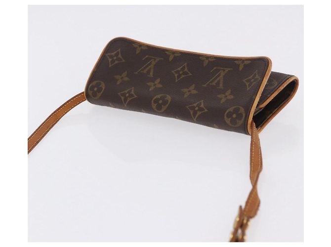 LOUIS VUITTON Monogram Pochette Twin PM Shoulder Bag M51854 LV Auth ka6047 Monogramma - vista 6