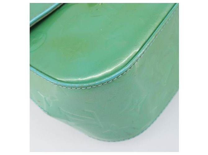 LOUIS VUITTON Monogram Vernis Bell Flower PM Blue Lagon M91730 LV Auth 199500 - vista 16