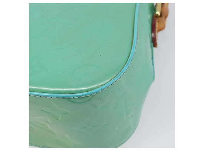 LOUIS VUITTON Monogram Vernis Bell Flower PM Blue Lagon M91730 LV Auth 199500 - vista 17