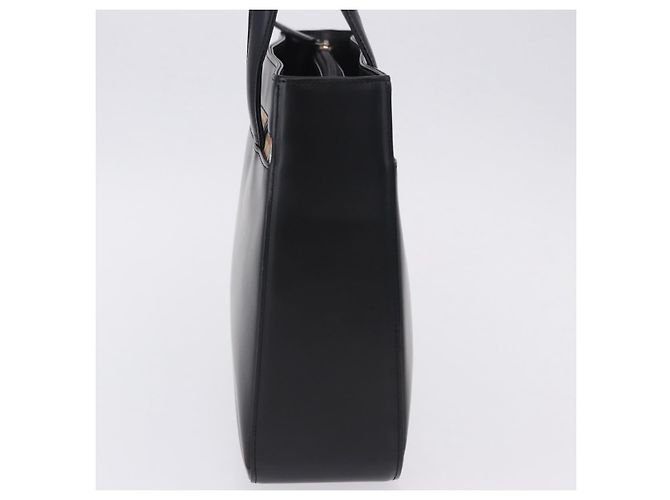 Borsa a mano Burberrys Nova Check Pelle Nero Beige Auth 202233 - vista 3