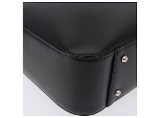 Borsa a mano Burberrys Nova Check Pelle Nero Beige Auth 202233 - vista 9