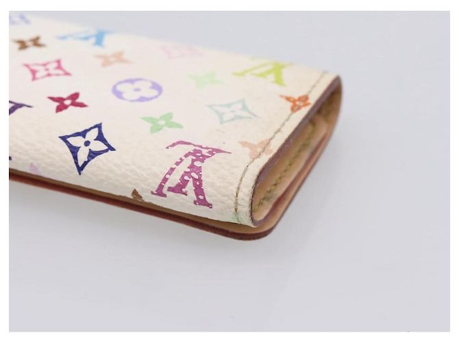 LOUIS VUITTON Monogram Multicolor Multicles 4 Key Case White M93731 Auth 198335 Blanco - vista 15