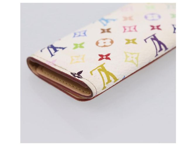LOUIS VUITTON Monogram Multicolor Multicles 4 Key Case White M93731 Auth 198335 Blanco - vista 16