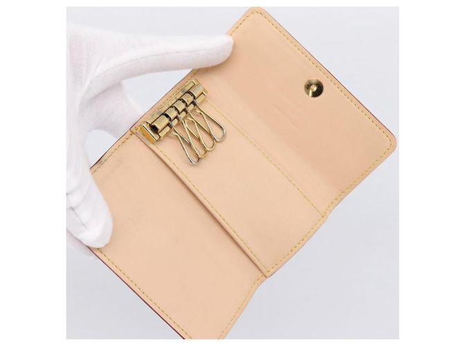 LOUIS VUITTON Monogram Multicolor Multicles 4 Key Case White M93731 Auth 198335 Blanco - vista 8
