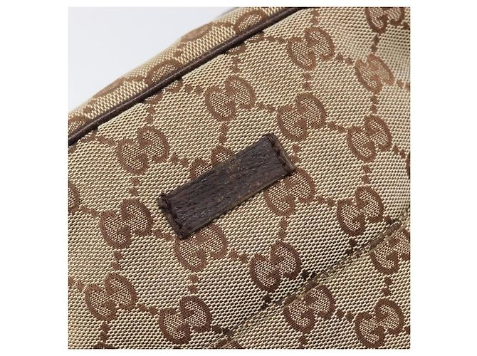 Borsa a Tracolla GUCCI GG Canvas Beige Silver 122759 Auth hk4061 Argento - vista 18