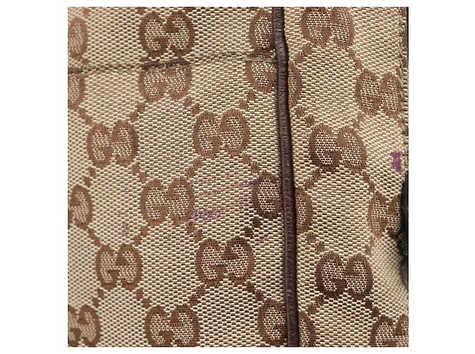 Borsa a Tracolla GUCCI GG Canvas Beige Silver 122759 Auth hk4061 Argento - vista 9