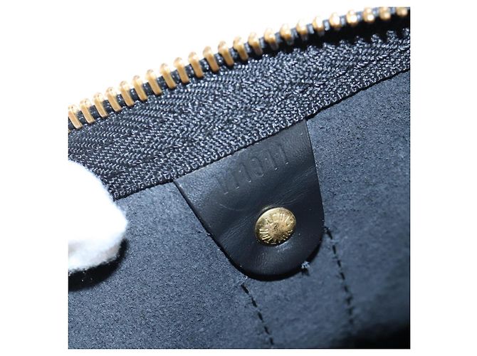 LOUIS VUITTON Epi Keepall 45 Boston Bag Noir M42972 LV Auth 199174V Nero - vista 12