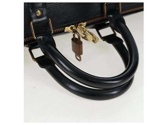 LOUIS VUITTON Epi Keepall 45 Boston Bag Noir M42972 LV Auth 199174V Nero - vista 7