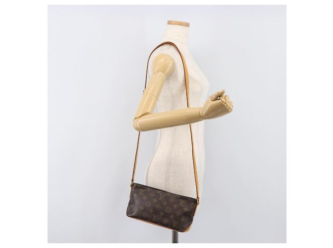 Borsa a tracolla LOUIS VUITTON Monogram Trotteur M51240 LV Auth ka5999 Monogramma - vista 23