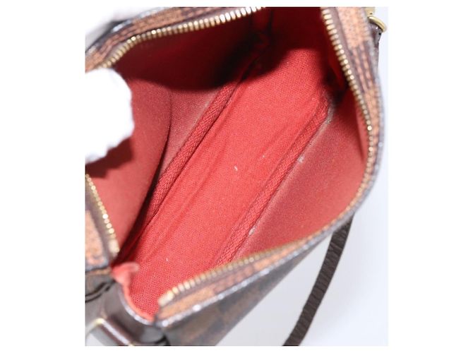 LOUIS VUITTON Damier Ebene Trousse Makeup Pouch N51982 LV Auth 199394V - vista 11