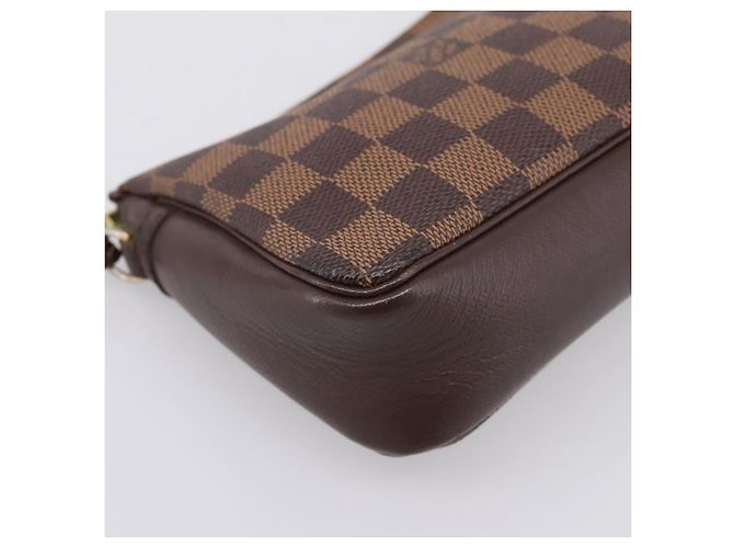 LOUIS VUITTON Damier Ebene Trousse Makeup Pouch N51982 LV Auth 199394V - vista 15