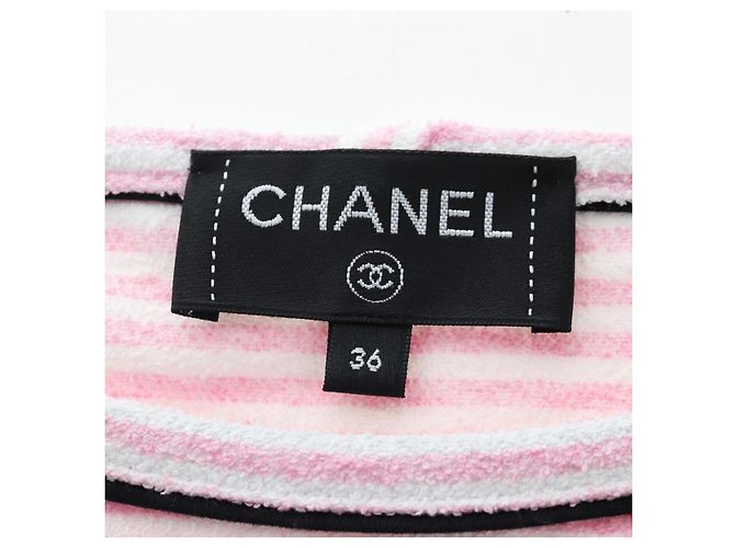 Camiseta CHANEL Pile 36 Rosa CC Auth 193723M - vista 12