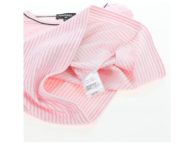 Camiseta CHANEL Pile 36 Rosa CC Auth 193723M - vista 13