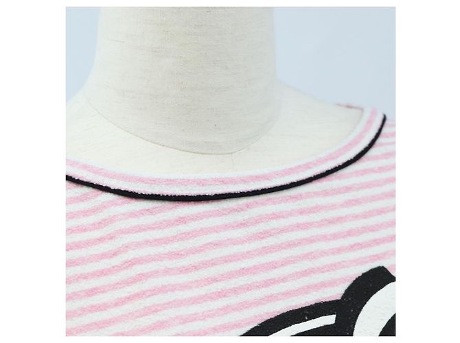 Camiseta CHANEL Pile 36 Rosa CC Auth 193723M - vista 5