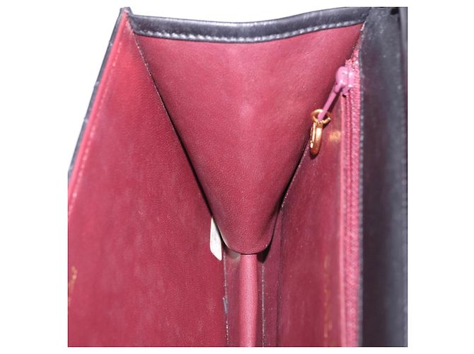 Borsa a tracolla CHANEL Matelasse Push Lock in pelle d'agnello nera e oro CC Auth am12544M Nero D'oro - vista 24