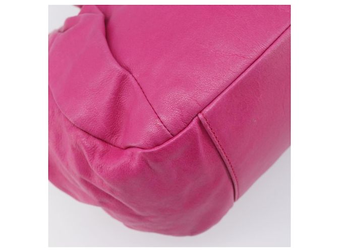 Borsa a tracolla Miu Miu in pelle rosa e oro autentica am12558A D'oro - vista 16