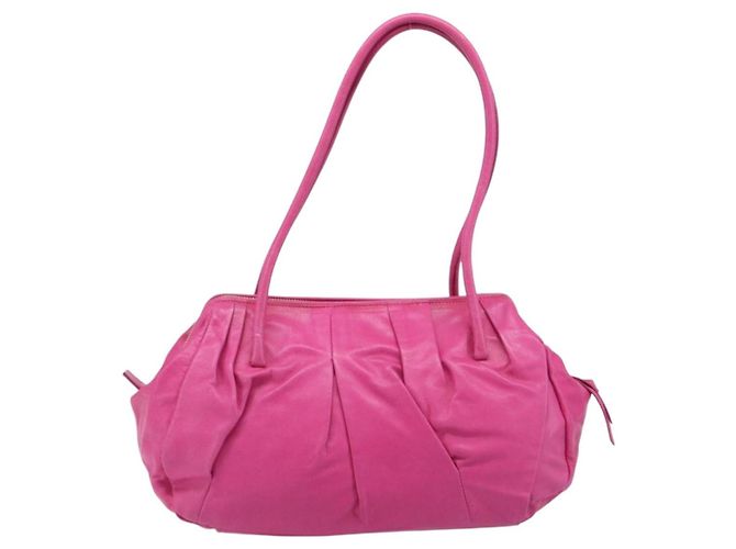 Borsa a tracolla Miu Miu in pelle rosa e oro autentica am12558A D'oro - vista 2