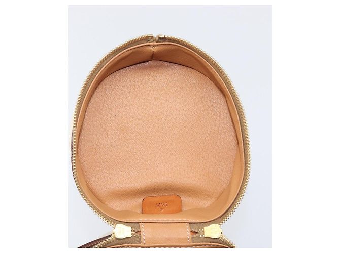 Céline Borsa a tracolla CELINE Macadam Canvas PVC Leather Ivory Gold Auth 199132A D'oro Crudo - vista 18