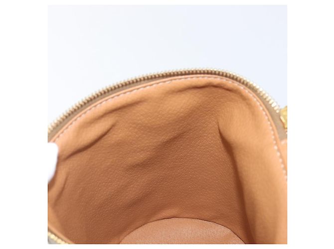 Céline Borsa a tracolla CELINE Macadam Canvas PVC Leather Ivory Gold Auth 199132A D'oro Crudo - vista 21