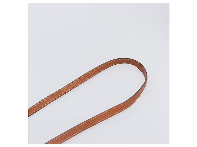 Céline Borsa a tracolla CELINE Macadam Canvas PVC Leather Ivory Gold Auth 199132A D'oro Crudo - vista 8