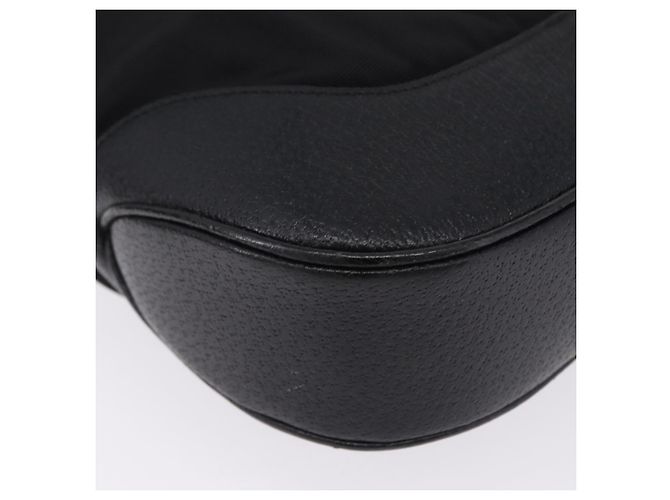 Borsa a tracolla GUCCI Jackie Nylon Nero Argento 001 3346 Auth am12516V - vista 15