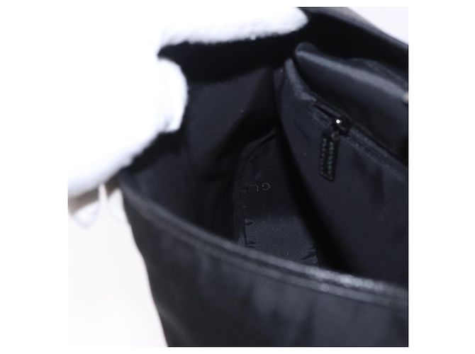 Borsa a tracolla GUCCI Jackie Nylon Nero Argento 001 3346 Auth am12516V - vista 20