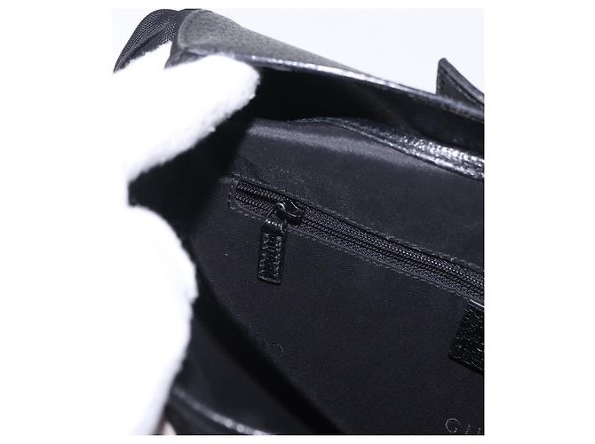 Borsa a tracolla GUCCI Jackie Nylon Nero Argento 001 3346 Auth am12516V - vista 21